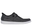 Skechers Mens Black/Grey Melson Coronado Relaxed Fit Slip In Shoes