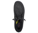 Skechers Mens Black/Grey Melson Coronado Relaxed Fit Slip In Shoes