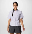 Columbia Ladies Lavender Pearl Wild Cast SS Shirt