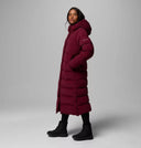 Columbia Ladies Rich Wine Amaze Puff Long Hooded Jacket