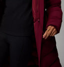 Columbia Ladies Rich Wine Amaze Puff Long Hooded Jacket
