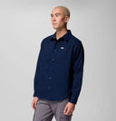 Columbia Mens Coll Navy/Dark Stone Flare Gun Heavyweight Flannel