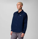 Columbia Mens Coll Navy/Dark Stone Flare Gun Heavyweight Flannel