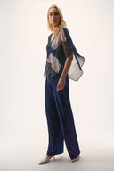 Joseph Ribkoff Ladies Midnight Blue Signature Wide Leg Pants