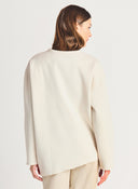 Dex Ladies Asymmetrical Hem Sweatshirt