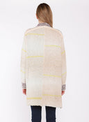 Dex Ladies Patchwork Multi Coloured Cardigan