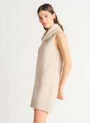 Dex Ladies Sleeveless Turtleneck Dress