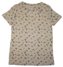 Mid Girls Oatmeal Mix SS Top