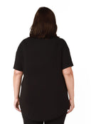 Dex Ladies Rounded Hem Tshirt