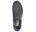 Skechers Mens Charcoal/Black Summits Key Pace Slip In Shoes