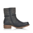 Rieker Ladies 79688-00 Black Lined Boot