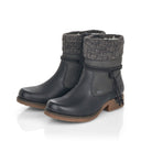 Rieker Ladies 79688-00 Black Lined Boot