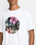RVCA Mens White Motors SS Tshirt