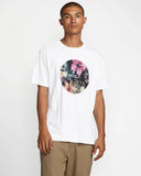 RVCA Mens White Motors SS Tshirt
