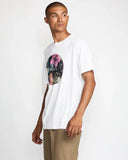 RVCA Mens White Motors SS Tshirt