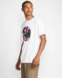 RVCA Mens White Motors SS Tshirt