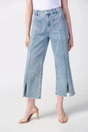 Joseph Ribkoff Ladies Culotte Jeans w/Embellished Front Seam