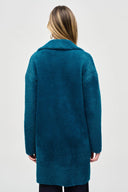 Joseph Ribkoff Ladies Twilight Feather Yarn Sweater Coat