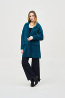 Joseph Ribkoff Ladies Twilight Feather Yarn Sweater Coat