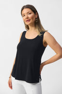 Joseph Ribkoff Ladies Black Silky Knit Scoop Neck Camisole