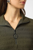Joseph Ribkoff Ladies Avocado Textured A-Line Tunic