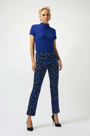 Joseph Ribkoff Ladie Royal Sapphire Textured Knit Fitted Top