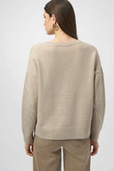 Joseph Ribkoff Ladies Oyster Sweater Knit Pullover w/Sequins