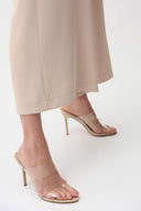 Joseph Ribkoff Woven Twill Pull-On Culotte Parchment Pants