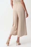 Joseph Ribkoff Woven Twill Pull-On Culotte Parchment Pants