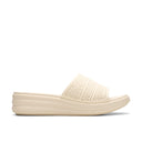 Clarks Ladies Cream Drift Twist Sandal