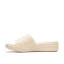 Clarks Ladies Cream Drift Twist Sandal