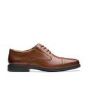 Clarks Mens Tan Dresslite Cap Leather Dress Shoe