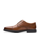 Clarks Mens Tan Dresslite Cap Leather Dress Shoe
