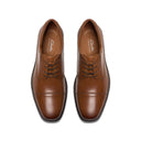 Clarks Mens Tan Dresslite Cap Leather Dress Shoe