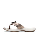 Clarks Ladies Pewter Breeze Opal Sandal