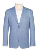 Renoir Mens Blue Slim Fit Blazer