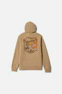 Brixton Mens Sand Rothwell Hoodie