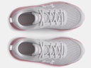 Under Armour Girls Halo Grey/Pink Sugar Assert 10 Running Shoe