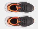 Under Armour Boys Black/Ares Red Surge 4 Running Shoe