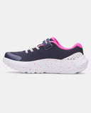 Under Armour Girls Midnight Navy/Rebel Pink Surge 4 AC Running Shoe