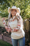 Ampersand Ave Ladies DoubleHood Sweatshirt