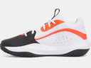 Under Armour Mens Black/White/Ares Red Lockdown 7 Basketball Shoe