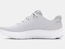 Under Armour Ladies White/Distant Grey Surge 4 Wide Running Shoe