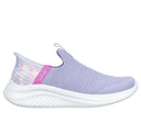 Skechers Girls Lavender/Muti Ultra Flex 3.0 Slip In Shoe