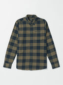 Volcom Mens Caden Plaid Ls Shirt
