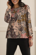 Tribal Ladies LS Top W/Smocking