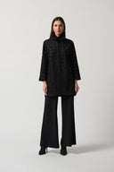 Joseph Ribkoff Ladies Laser Cut Suede Jacket