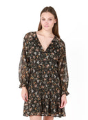 Dex Ladies Tiered Wrap Dress