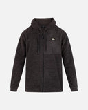 Hurley Mens Canyon Burrito Dark Stone Grey Full Zip Jacket