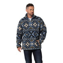 Wrangler Mens Sherpa 1/4 Zip China Blue Pullover